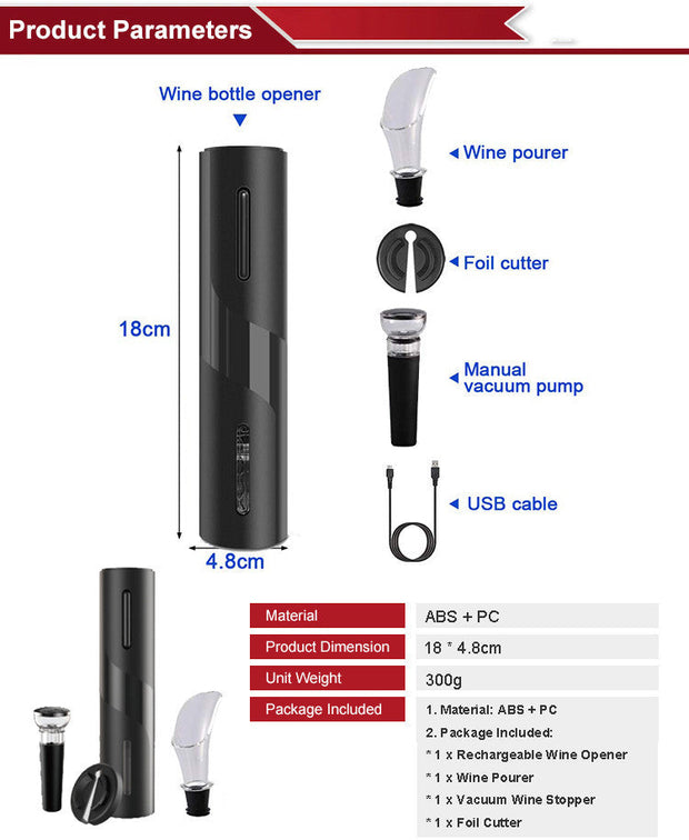 Electric Wine Opener By Luxores