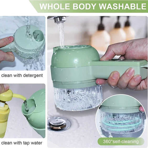 4-in-1 Electric Vegetable Chopper by Luxores