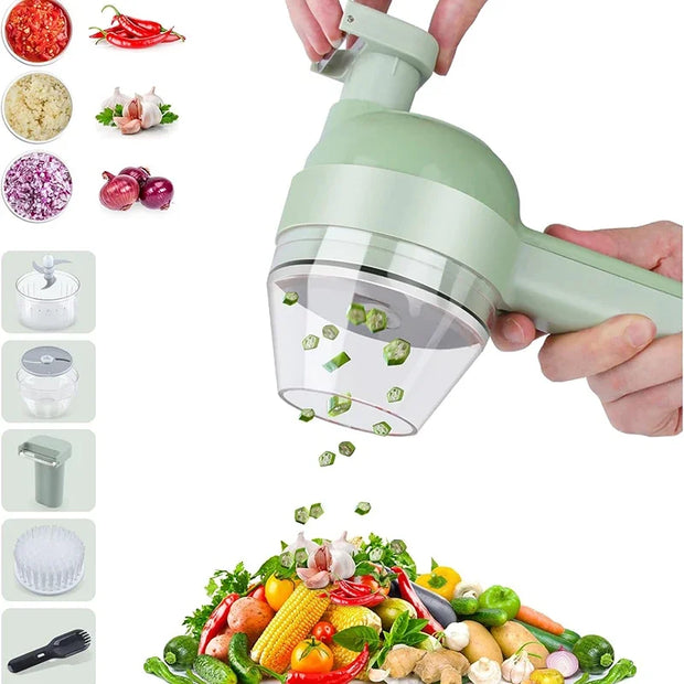 4-in-1 Electric Vegetable Chopper by Luxores