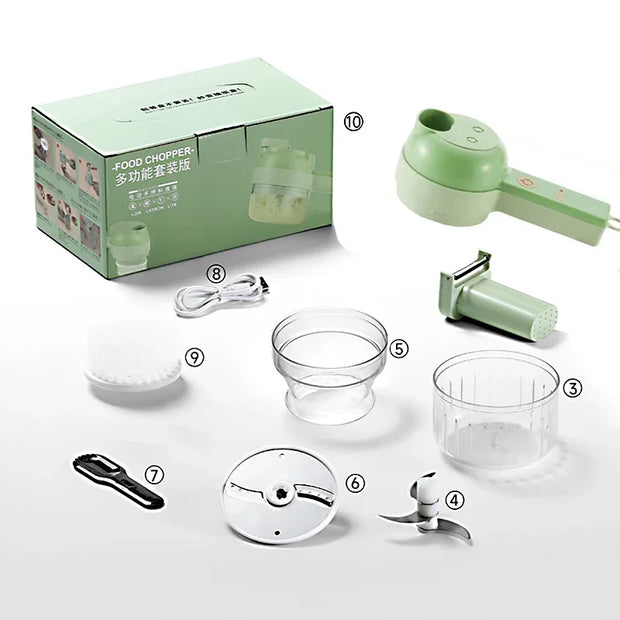 4-in-1 Electric Vegetable Chopper by Luxores